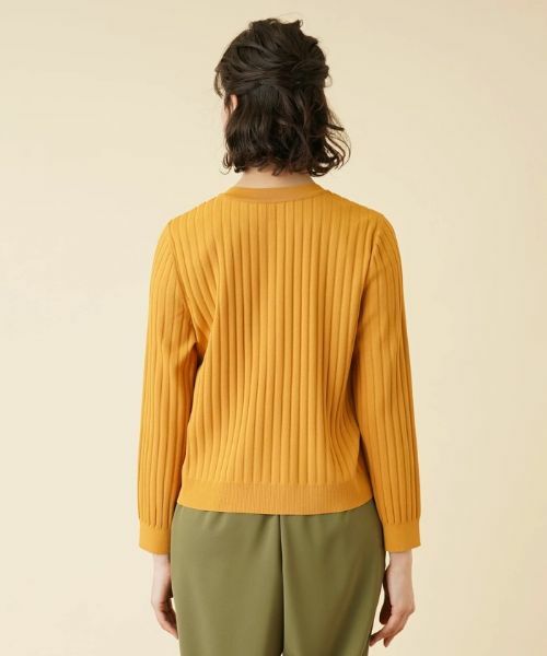 Leilian PLUS HOUSE / レリアンプラスハウス カーディガン・ボレロ | 【店舗人気】ワイドリブカーディガン | 詳細25