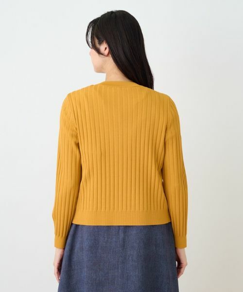 Leilian PLUS HOUSE / レリアンプラスハウス カーディガン・ボレロ | 【店舗人気】ワイドリブカーディガン | 詳細6