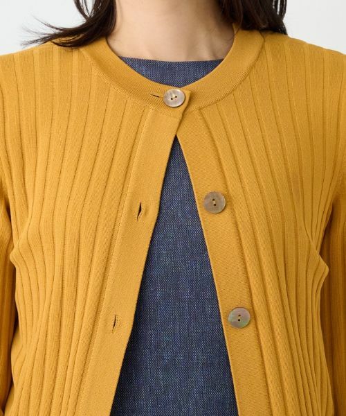 Leilian PLUS HOUSE / レリアンプラスハウス カーディガン・ボレロ | 【店舗人気】ワイドリブカーディガン | 詳細7