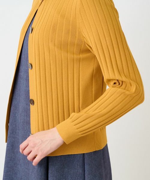 Leilian PLUS HOUSE / レリアンプラスハウス カーディガン・ボレロ | 【店舗人気】ワイドリブカーディガン | 詳細8