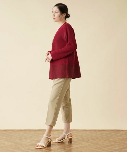 Leilian PLUS HOUSE / レリアンプラスハウス カーディガン・ボレロ | ラメVネックカーディガン | 詳細12