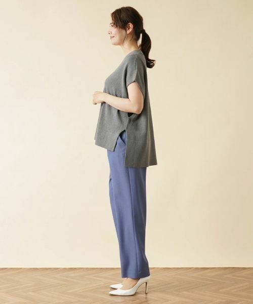 Leilian PLUS HOUSE / レリアンプラスハウス テーラードジャケット | Vネックニットベスト【my Perfect wardrobe】 | 詳細12