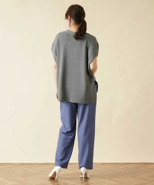 Leilian PLUS HOUSE / レリアンプラスハウス テーラードジャケット | Vネックニットベスト【my Perfect wardrobe】 | 詳細13