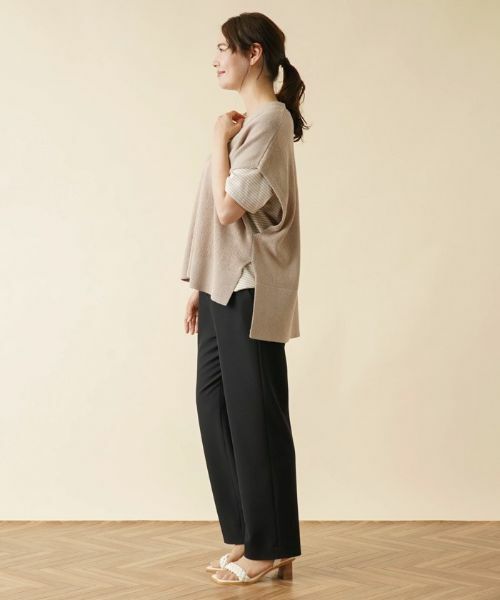 Leilian PLUS HOUSE / レリアンプラスハウス テーラードジャケット | Vネックニットベスト【my Perfect wardrobe】 | 詳細2