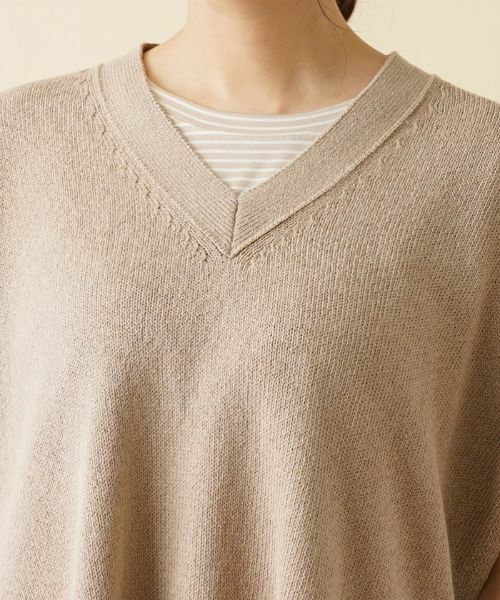 Leilian PLUS HOUSE / レリアンプラスハウス テーラードジャケット | Vネックニットベスト【my Perfect wardrobe】 | 詳細7