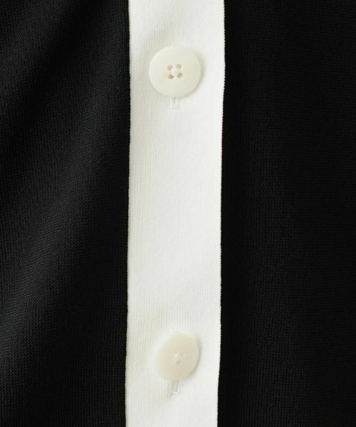 Leilian PLUS HOUSE / レリアンプラスハウス カーディガン・ボレロ | 配色Vネックニットカーディガン【my perfect wardrobe】 | 詳細10