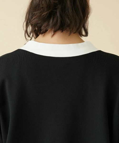Leilian PLUS HOUSE / レリアンプラスハウス カーディガン・ボレロ | 配色Vネックニットカーディガン【my perfect wardrobe】 | 詳細8