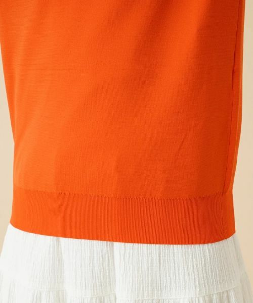 Leilian PLUS HOUSE / レリアンプラスハウス ニット・セーター | クルーネック半袖ニット | 詳細10