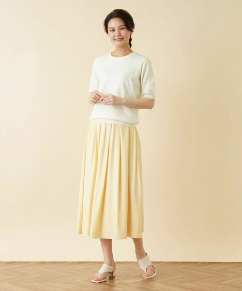 Leilian PLUS HOUSE / レリアンプラスハウス ニット・セーター | クルーネック半袖ニット | 詳細17