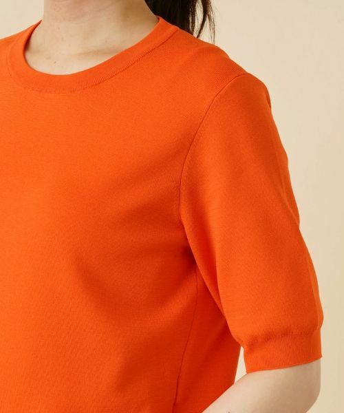 Leilian PLUS HOUSE / レリアンプラスハウス ニット・セーター | クルーネック半袖ニット | 詳細9