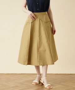 Leilian PLUS HOUSE / レリアンプラスハウス ミニ・ひざ丈スカート | プリーツミディスカート【Leilian：EZUMI】