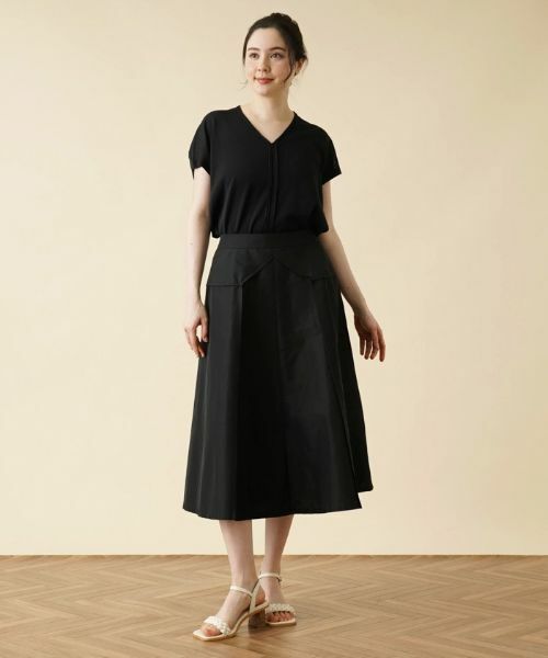 Leilian PLUS HOUSE / レリアンプラスハウス ミニ・ひざ丈スカート | プリーツミディスカート【Leilian：EZUMI】 | 詳細10