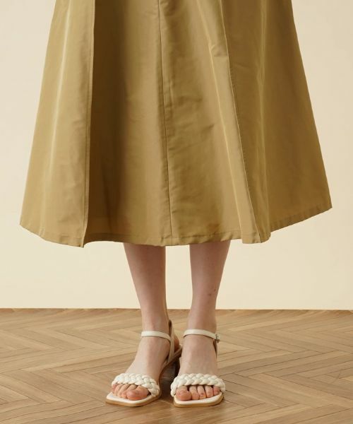 Leilian PLUS HOUSE / レリアンプラスハウス ミニ・ひざ丈スカート | プリーツミディスカート【Leilian：EZUMI】 | 詳細8