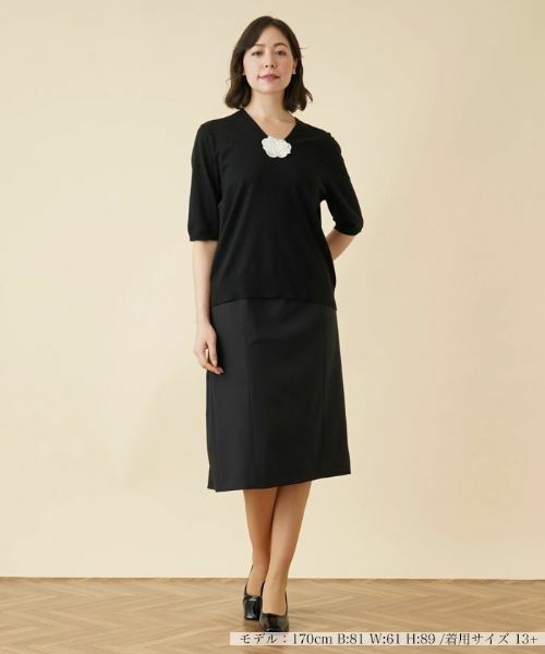 Leilian PLUS HOUSE / レリアンプラスハウス ニット・セーター | ニットインナー | 詳細1