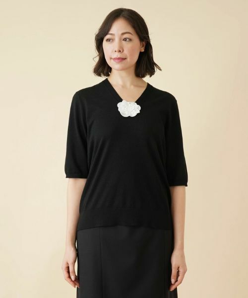 Leilian PLUS HOUSE / レリアンプラスハウス ニット・セーター | ニットインナー | 詳細4