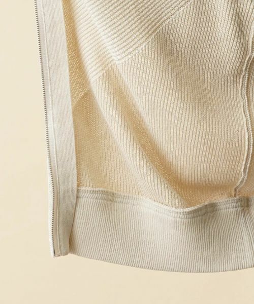 Leilian PLUS HOUSE / レリアンプラスハウス その他アウター | 異素材切替ノーカラージャケット | 詳細10