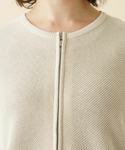 Leilian PLUS HOUSE / レリアンプラスハウス その他アウター | 異素材切替ノーカラージャケット | 詳細7