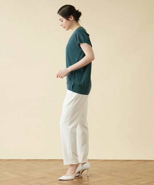 Leilian PLUS HOUSE / レリアンプラスハウス ニット・セーター | シアーニットプルオーバー | 詳細2