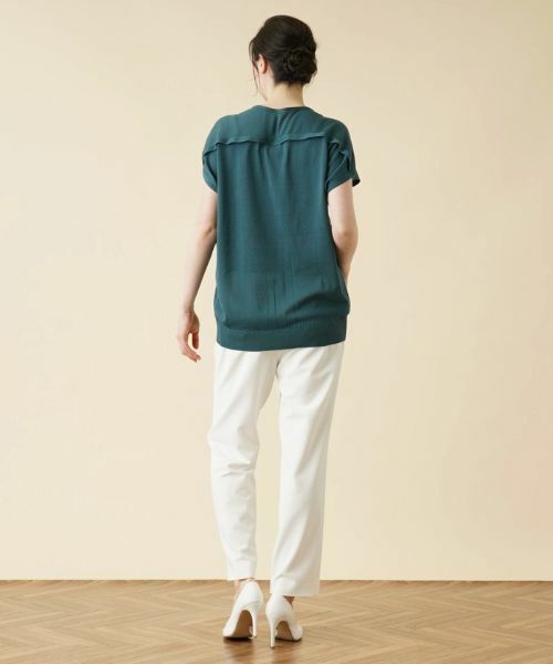 Leilian PLUS HOUSE / レリアンプラスハウス ニット・セーター | シアーニットプルオーバー | 詳細3