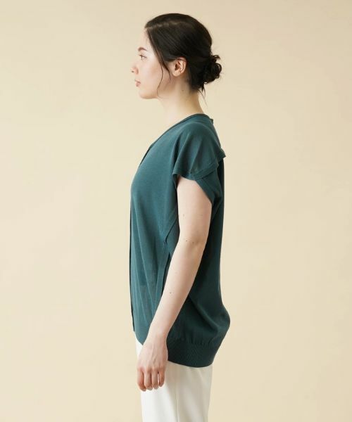 Leilian PLUS HOUSE / レリアンプラスハウス ニット・セーター | シアーニットプルオーバー | 詳細5