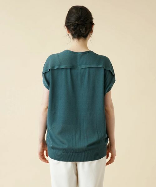 Leilian PLUS HOUSE / レリアンプラスハウス ニット・セーター | シアーニットプルオーバー | 詳細6