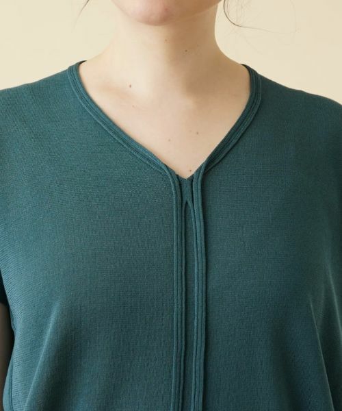 Leilian PLUS HOUSE / レリアンプラスハウス ニット・セーター | シアーニットプルオーバー | 詳細7