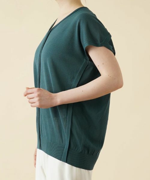 Leilian PLUS HOUSE / レリアンプラスハウス ニット・セーター | シアーニットプルオーバー | 詳細9