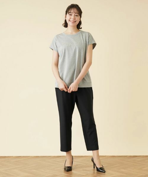 Leilian PLUS HOUSE / レリアンプラスハウス その他パンツ | 【店舗人気】ストレッチクロップドパンツ | 詳細1