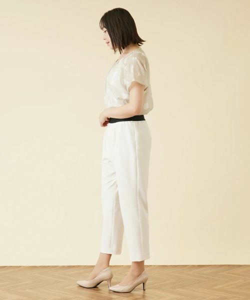 Leilian PLUS HOUSE / レリアンプラスハウス その他パンツ | 【店舗人気】ストレッチクロップドパンツ | 詳細10