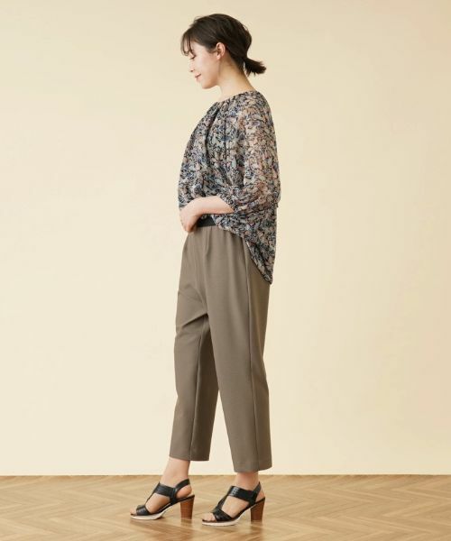 Leilian PLUS HOUSE / レリアンプラスハウス その他パンツ | 【店舗人気】ストレッチクロップドパンツ | 詳細13