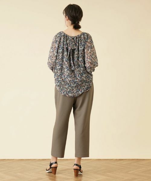 Leilian PLUS HOUSE / レリアンプラスハウス その他パンツ | 【店舗人気】ストレッチクロップドパンツ | 詳細14