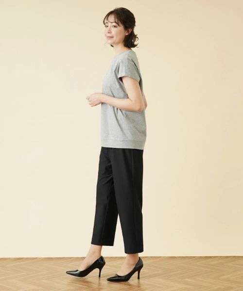 Leilian PLUS HOUSE / レリアンプラスハウス その他パンツ | 【店舗人気】ストレッチクロップドパンツ | 詳細2