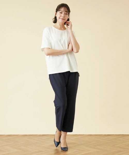 Leilian PLUS HOUSE / レリアンプラスハウス その他パンツ | 【店舗人気】ストレッチクロップドパンツ | 詳細5