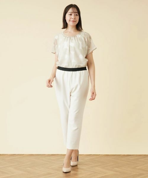 Leilian PLUS HOUSE / レリアンプラスハウス その他パンツ | 【店舗人気】ストレッチクロップドパンツ | 詳細9