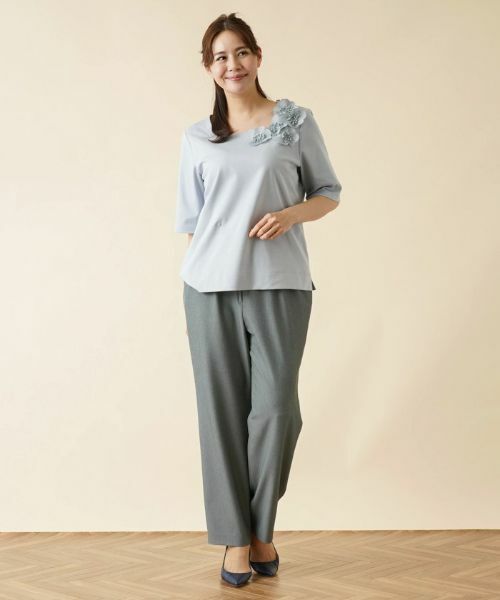 Leilian PLUS HOUSE / レリアンプラスハウス その他パンツ | ストレートロングパンツ | 詳細4