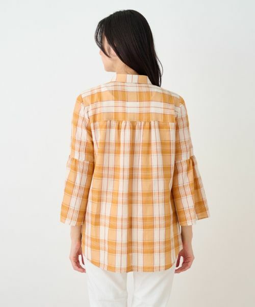 Leilian PLUS HOUSE / レリアンプラスハウス シャツ・ブラウス | チェックチュニックブラウス | 詳細15