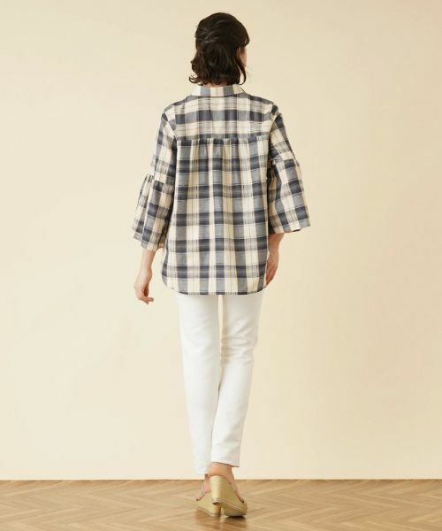 Leilian PLUS HOUSE / レリアンプラスハウス シャツ・ブラウス | チェックチュニックブラウス | 詳細19