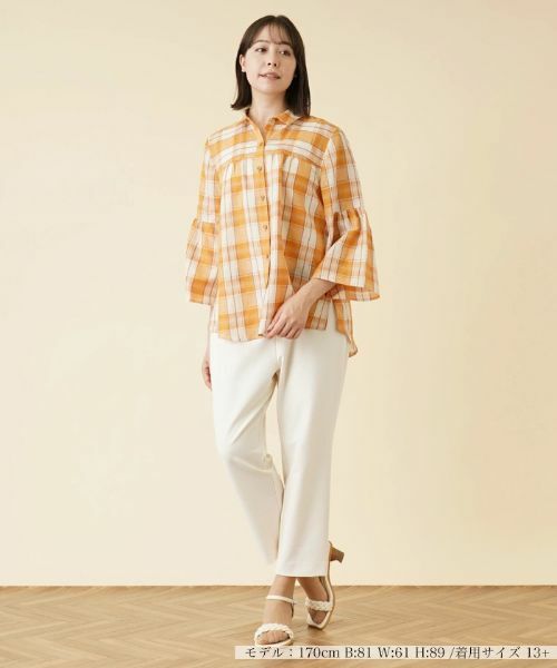 Leilian PLUS HOUSE / レリアンプラスハウス シャツ・ブラウス | チェックチュニックブラウス | 詳細20