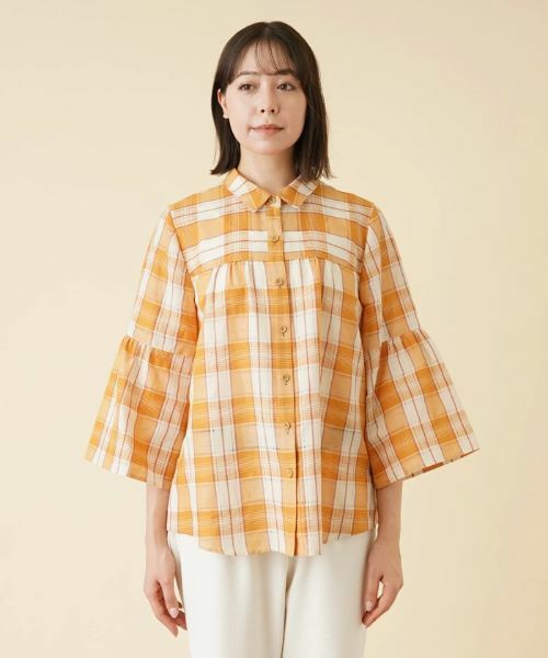 Leilian PLUS HOUSE / レリアンプラスハウス シャツ・ブラウス | チェックチュニックブラウス | 詳細23