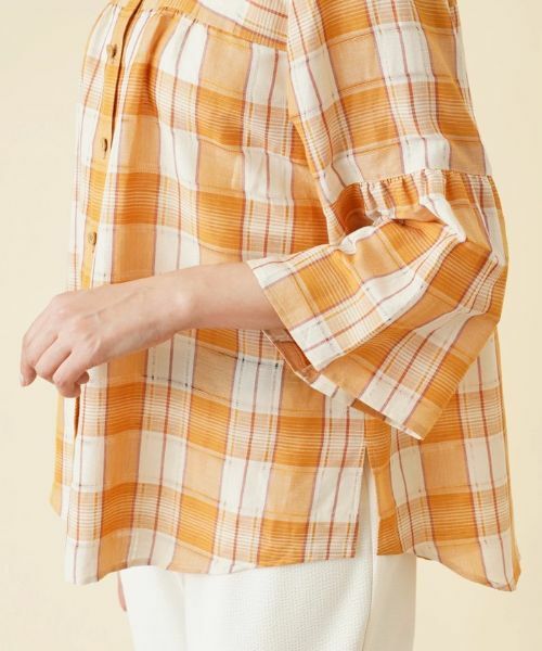 Leilian PLUS HOUSE / レリアンプラスハウス シャツ・ブラウス | チェックチュニックブラウス | 詳細28