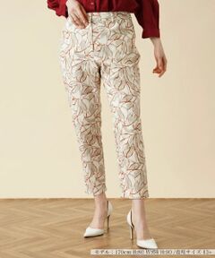 Leilian PLUS HOUSE / レリアンプラスハウス その他パンツ | プリントアンクルパンツ