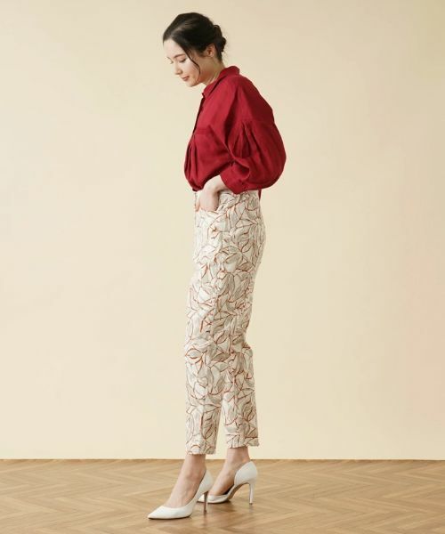 Leilian PLUS HOUSE / レリアンプラスハウス その他パンツ | プリントアンクルパンツ | 詳細2