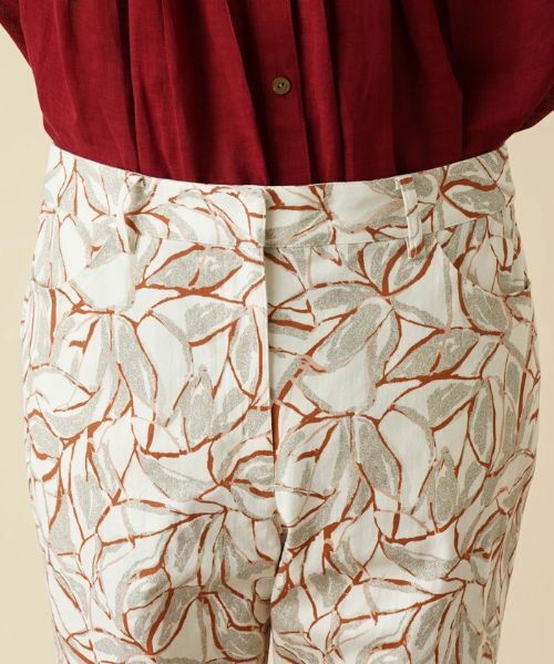 Leilian PLUS HOUSE / レリアンプラスハウス その他パンツ | プリントアンクルパンツ | 詳細7
