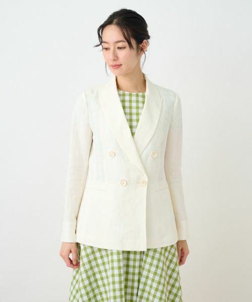 Leilian PLUS HOUSE / レリアンプラスハウス テーラードジャケット | 【店舗人気】ダブルブレストジャケット | 詳細10