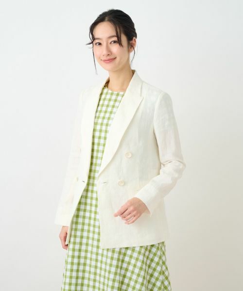 Leilian PLUS HOUSE / レリアンプラスハウス テーラードジャケット | 【店舗人気】ダブルブレストジャケット | 詳細5