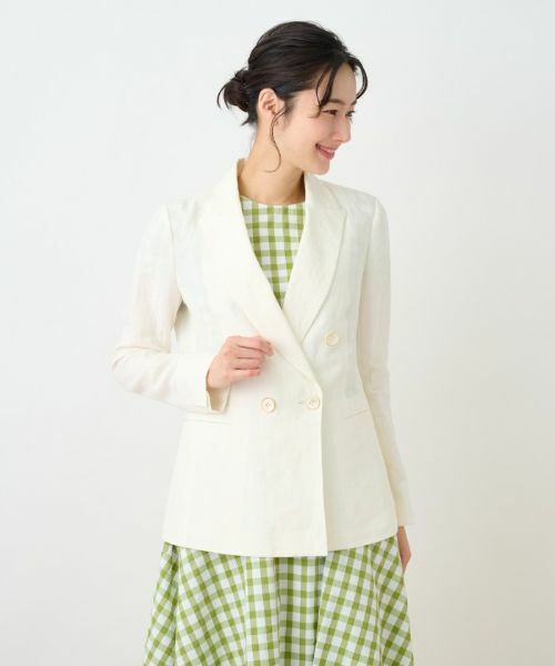 Leilian PLUS HOUSE / レリアンプラスハウス テーラードジャケット | 【店舗人気】ダブルブレストジャケット | 詳細9