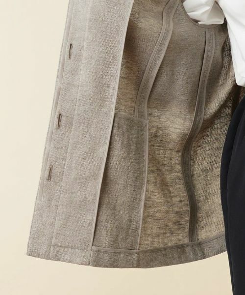 Leilian PLUS HOUSE / レリアンプラスハウス テーラードジャケット | ノーカラージャケット【ROCHAS Premiere】 | 詳細10