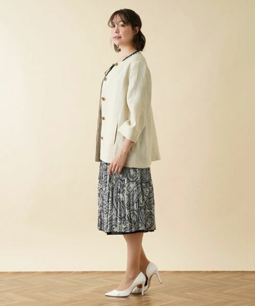 Leilian PLUS HOUSE / レリアンプラスハウス テーラードジャケット | ノーカラージャケット【ROCHAS Premiere】 | 詳細13