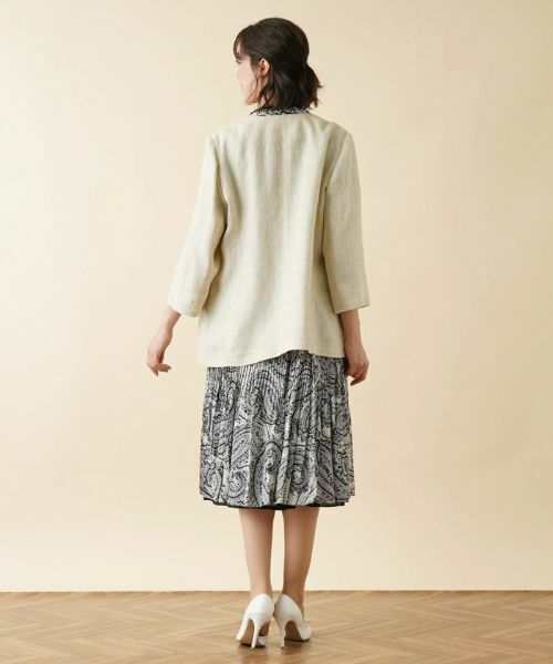 Leilian PLUS HOUSE / レリアンプラスハウス テーラードジャケット | ノーカラージャケット【ROCHAS Premiere】 | 詳細14