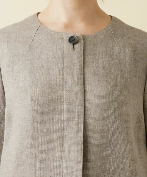 Leilian PLUS HOUSE / レリアンプラスハウス テーラードジャケット | ノーカラージャケット【ROCHAS Premiere】 | 詳細7